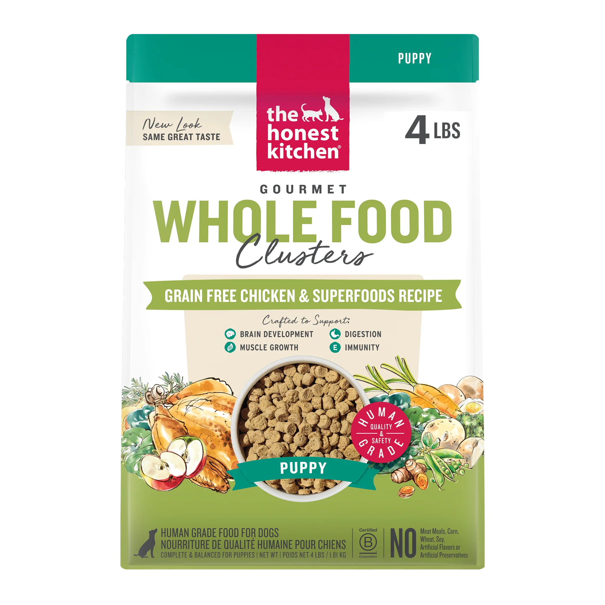 Grain Free Chicken Whole Food Clusters for Puppies - Image 10