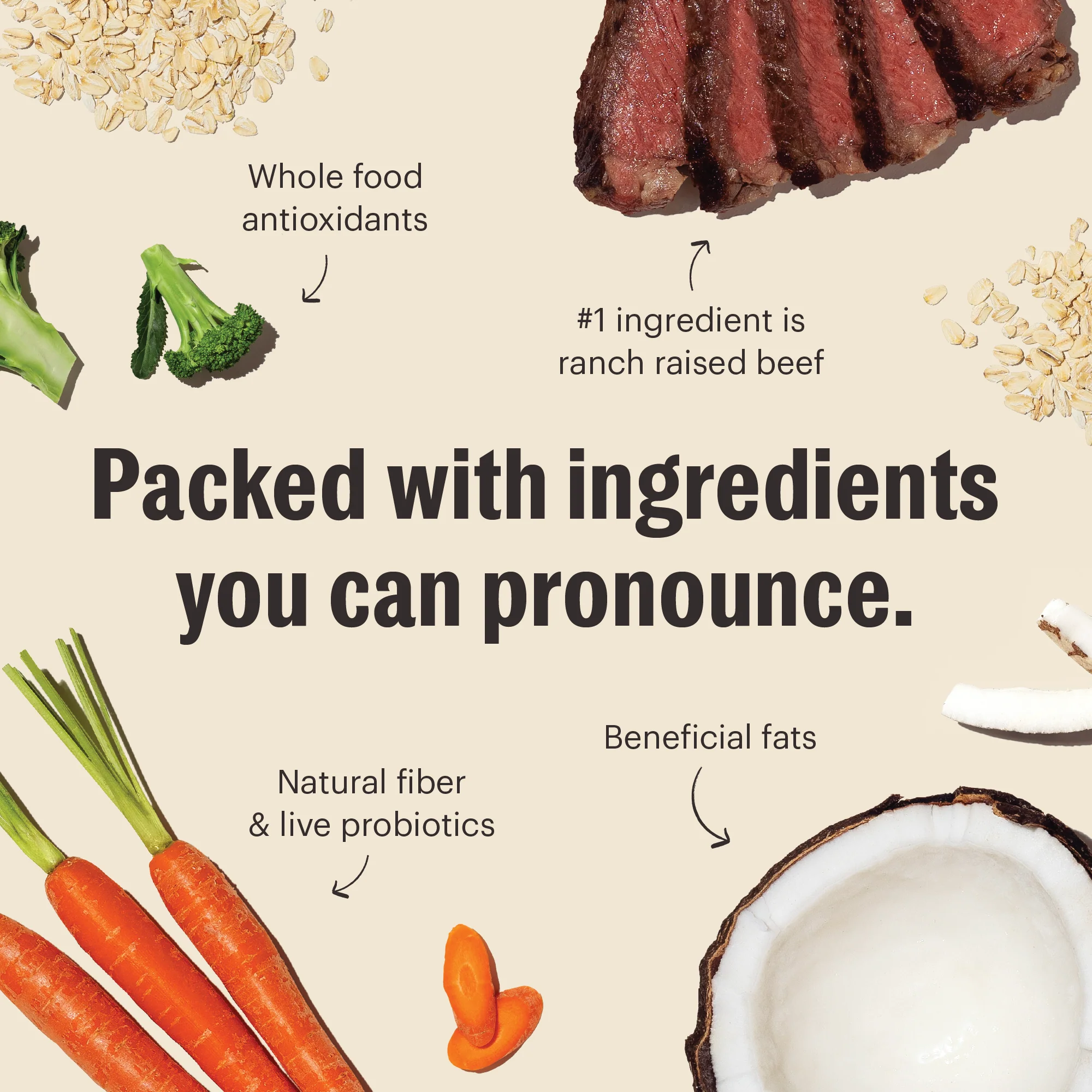 Whole Grain Beef & Oat Whole Food Clusters - Image 3
