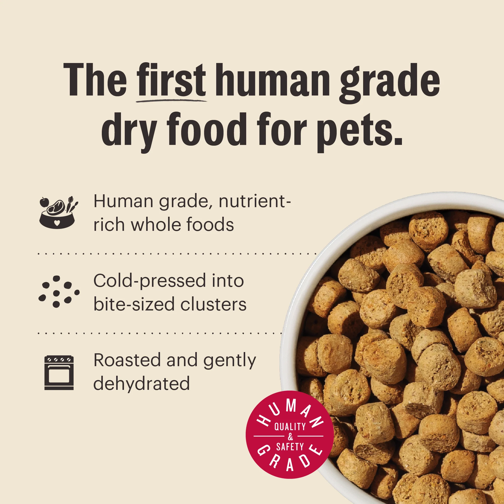 Whole Grain Chicken Whole Food Clusters for Small Breeds - Image 4